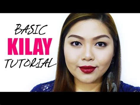 basic kilay tutorial  beginners tagalog youtube