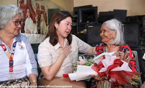 Taguig Mayor Lani Cayetano Distributes P100k To First Centenarian From