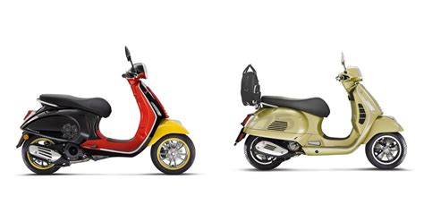 Motorrad Vergleich Vespa Primavera Disney Mickey Mouse Edition