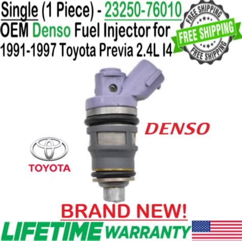 BRAND NEW Genuine Denso X1 Fuel Injector For 1991 1997 Toyota Previa 2