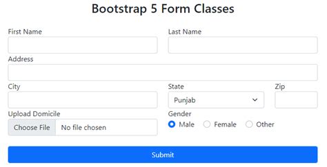 Bootstrap Class For Textbox Basic Example