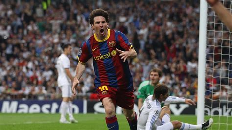 Lionel Messi's 2011 wondergoal at the Santiago Bernabeu