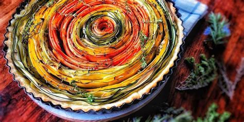 Tian Provencal Recipe a Vegetable Tart Flower - Perfectly Provence