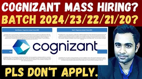 Cognizant Mass Hiring Cognizant Genc Genc