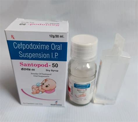 SANTOPOD 50mg Cefpodoxime Proxetil Oral Suspension At Rs 96 Box PUNE