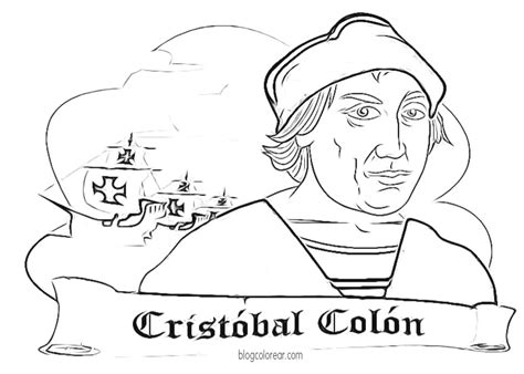 Imagen Para Colorear De Cristobal Colon Rutas Y Recorridos De Los Hot