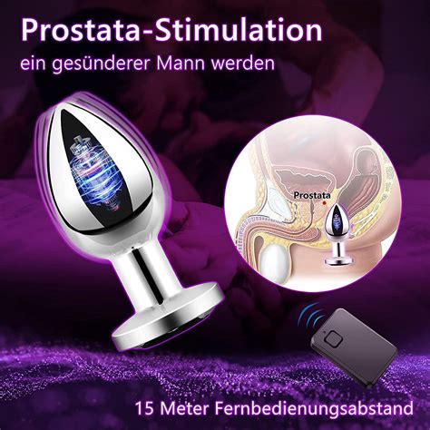 10 Modes Vibrator Small Anal Plug Prostate Massagger Metal Vibrating