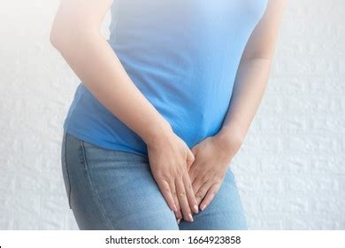 Woman Has Pain Genital Area Vaginal Shutterstock