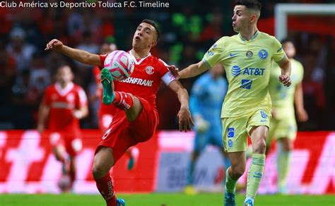 A Club América vs Deportivo Toluca F C Timeline Vents Magazine