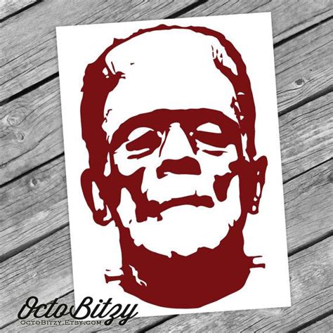 Frankenstein Decal Sticker by OctoBitzy on Etsy | Decals stickers, Etsy ...