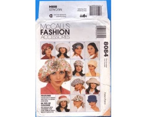 1996 Misses Hats Beret Sunhat Baseball Cap Cloche Fedora Scarf Babushka