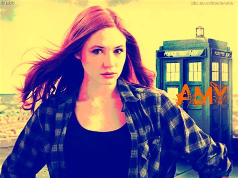 Amy Pond Played By Karen Gillan Drewjoana And No1drwhofan Fan Art