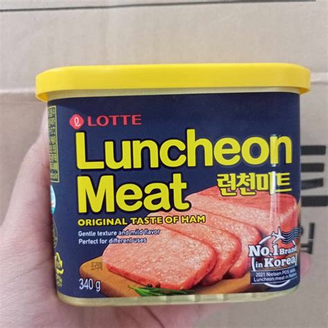 Lotte Luncheon Meat 340g Shopee Philippines