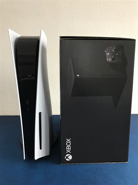 PS5 vs Xbox Series X S Next Gen Konsolen im Größenvergleich