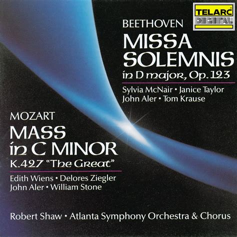 Beethoven Missa Solemnis In D Major Op 123 Mozart Mass In C