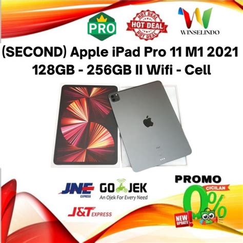 Jual Apple IPad Pro 11 M1 2021 2020 128GB 256GB Fullset Second Original