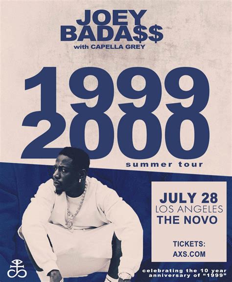 Joey Bada$$ 1999-2000 Tour @ The Novo, Los Angeles