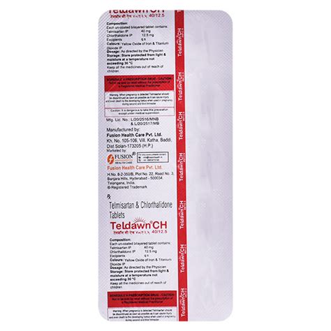 Buy Teldawn Ch Mg Tablet S Online At Upto Off Netmeds