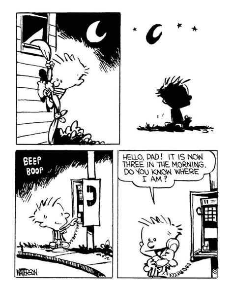 Calvin And Hobbes Comic Strip Funny Calvin And Hobbes Quotes Calvin