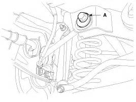 Hyundai Santa Fe Rear Alignment Repair Procedures Rear Suspension