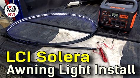 LCI Solera Awning Light Install Extra Power Switch Mod YouTube