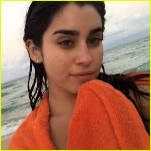 Lauren Jauregui Looks Gorgeous in Makeup-Free Beach Selfie | Beauty ...