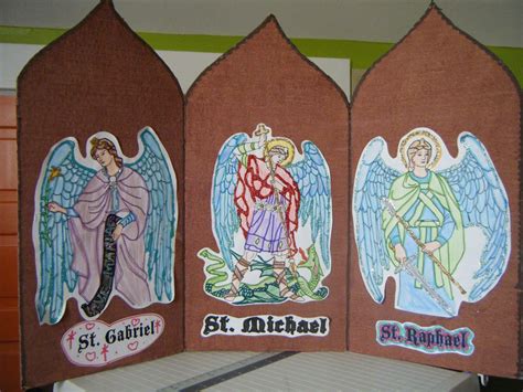 Archangels Artesanía Biblica Manualidades Cristianas Niños Católicos