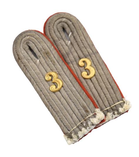 IMCS Militaria Wehrmacht Artillery Officers Shoulder Boards