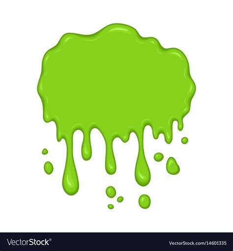 Green Slime Drips Royalty Free Vector Image Vectorstock