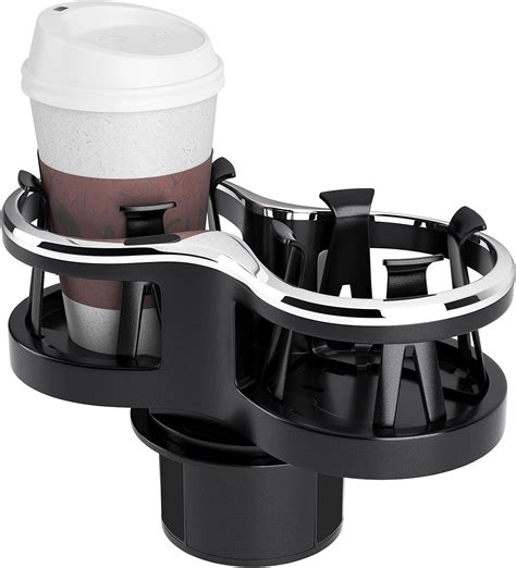 OHMOTOR Car Cup Holder Expander Adapter 2 In 1 Cup Organizer With