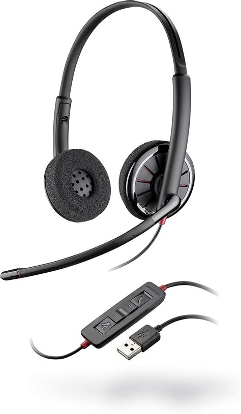 Plantronics Stereo Usb Headset Blackwire C3220 Schwarz Amazonde