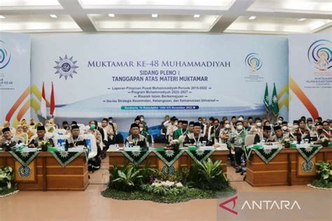 Muhammadiyah Buka Sidang Pleno I Muktamar Ke 48 ANTARA News