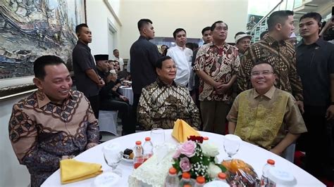 Video Hari Kedua Lebaran Prabowo Subianto Ucapkan Maaf Lahir Batin Ke