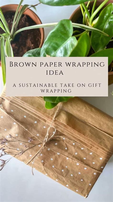 Brown paper gift wrapping | Brown paper wrapping, Diy christmas gifts, Diy gifts