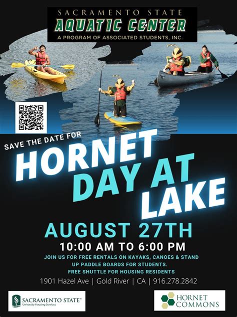 Hornet Day At The Lake Saturday August Am Pm