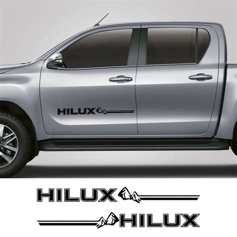 Stickere Auto Laterale Toyota Hilux Mountain Set 2 Buc