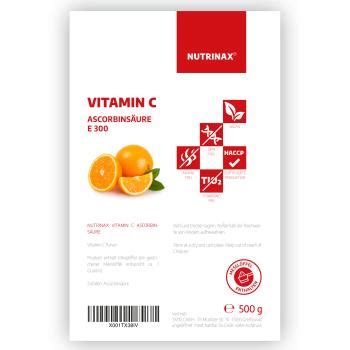 Nutrinax Ascorbinsäure Pulver 1000g Vitamin C Pulver