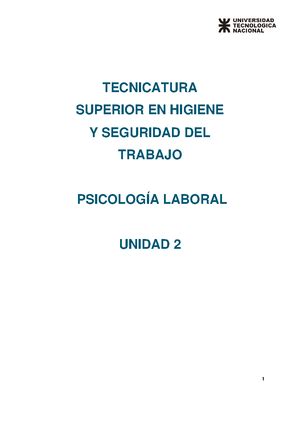 Medicina Laboral Unidad N Apuntes De Clases P Centro De E