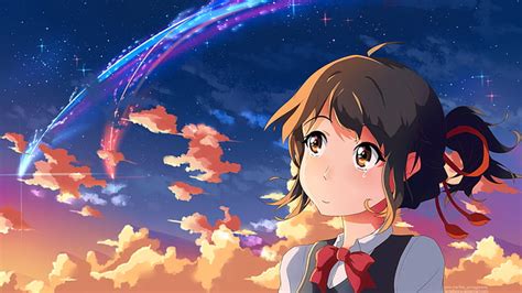 Hd Wallpaper Anime Your Name Kimi No Na Wa Mitsuha Miyamizu