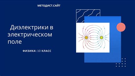 Диэлектрики в электрическом поле. Физика. 10 класс - МЕТОДИСТ.САЙТ