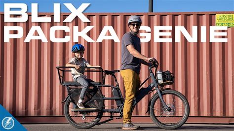 Blix Packa Genie Review Electric Cargo Bike YouTube