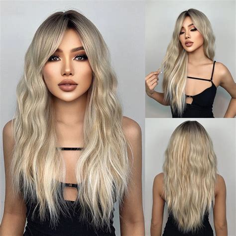 Platinum White Hair Ombre