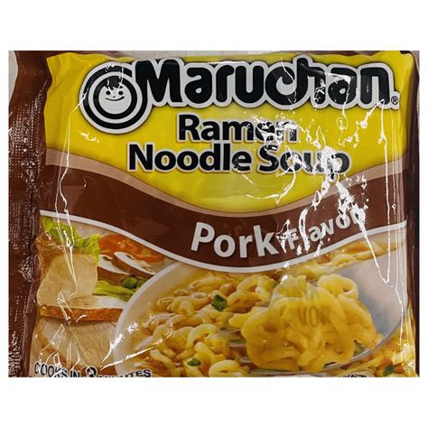 1 Maruchan Pork Flavor Ramen Noodle Soup 3 Oz 1 Individual Packet