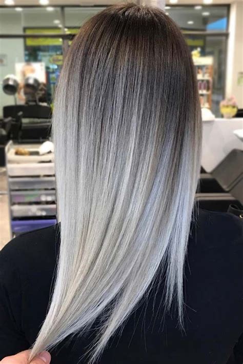 27 Try Grey Ombre Hair This Season Ombre Hair Color Haircolorhighlights Grey Ombre Hair