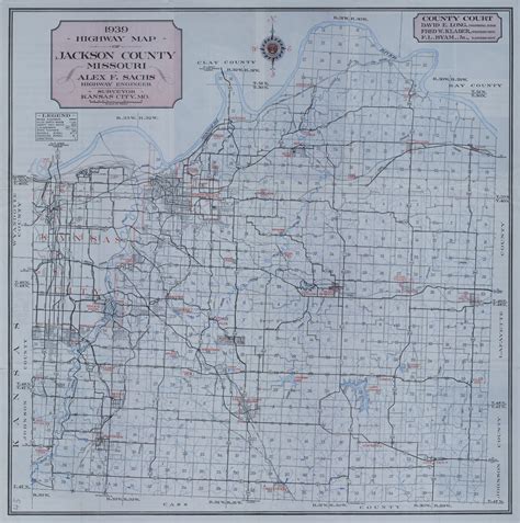 Map of Jackson County, Missouri | Harry S. Truman