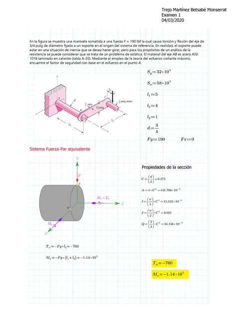 Fbhbjbsh Examen En La Figura Se Muestra Una Manivela