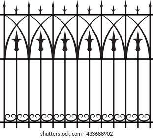 Imágenes similares fotos y vectores de stock sobre Vector shod fence