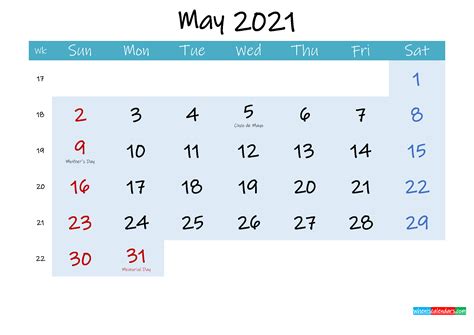 Microsoft Calendar Templates 2021 Calendar Printables Free Templates