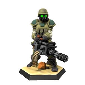 WASTELAND Unit29 Juggernaut Made With Hero Forge