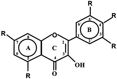 General structure of flavonols. | Download Scientific Diagram